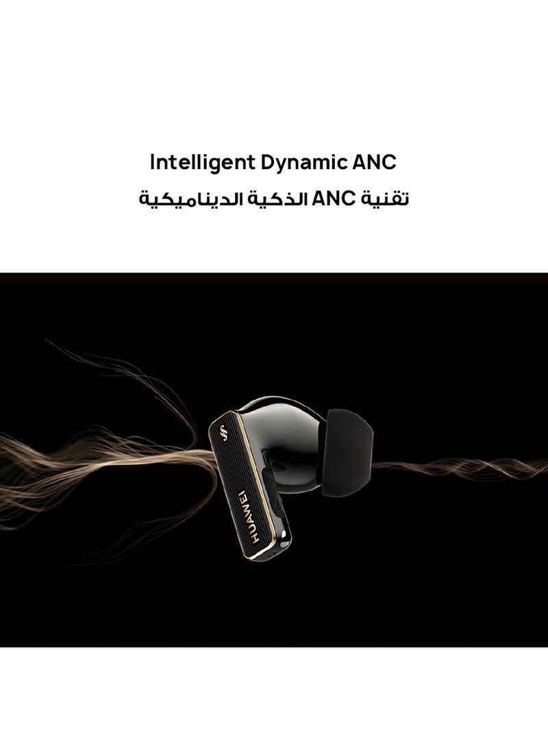 HUAWEI FreeBuds Pro 4, Accept-reject calls with Head Motion Controls, Dual-driver True Sound, Intelligent Dynamic ANC, iOS & Android compatible, AI call-noise-cancellation + Band8 + case Black - Image 5