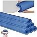 Hanaive 6 Pcs Jumbo Pool Foam Noodles Bulk 40 Inch x 41 Inch Large Swimming Noodles Tube Hollow Core Swim Noodle for Floating Craft Projects Pre Slit Clamp Protection Padding Bumper Blue - Image 3
