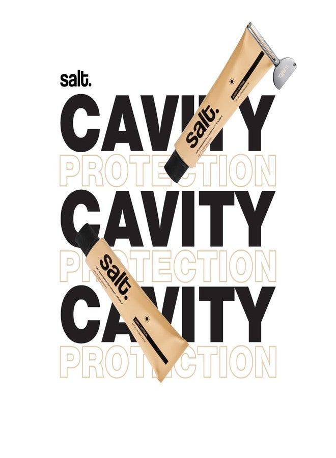Salt Oral Care Saffron Dawn Toothpaste with Eco-Friendly Squeezer | Nano Hydroxyapatite Enamel Care | Vegan, SLS-Free & Whitening | Fresh Breath | Saffron Mint Flavour - Image 2
