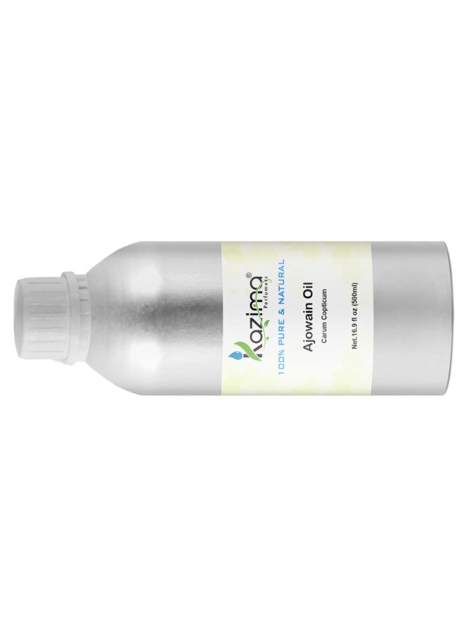 KAZIMA Ajowan Essential Oil - 100% Pure Natural & Therapeutic Grade For Skin care & Hair care (500ML) - Image 2