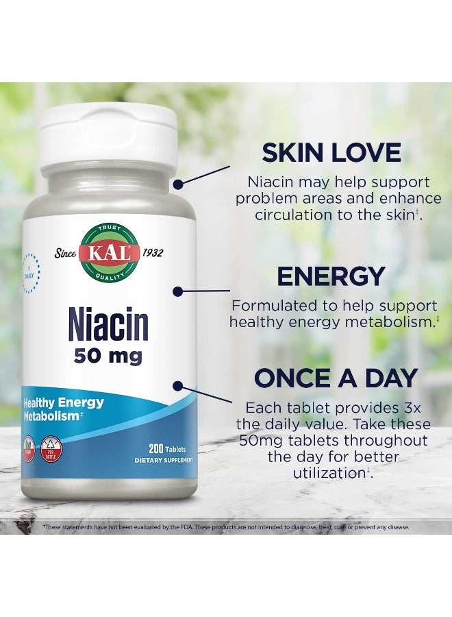 Kal Niacin- 50mg 200 Tablets - Image 5