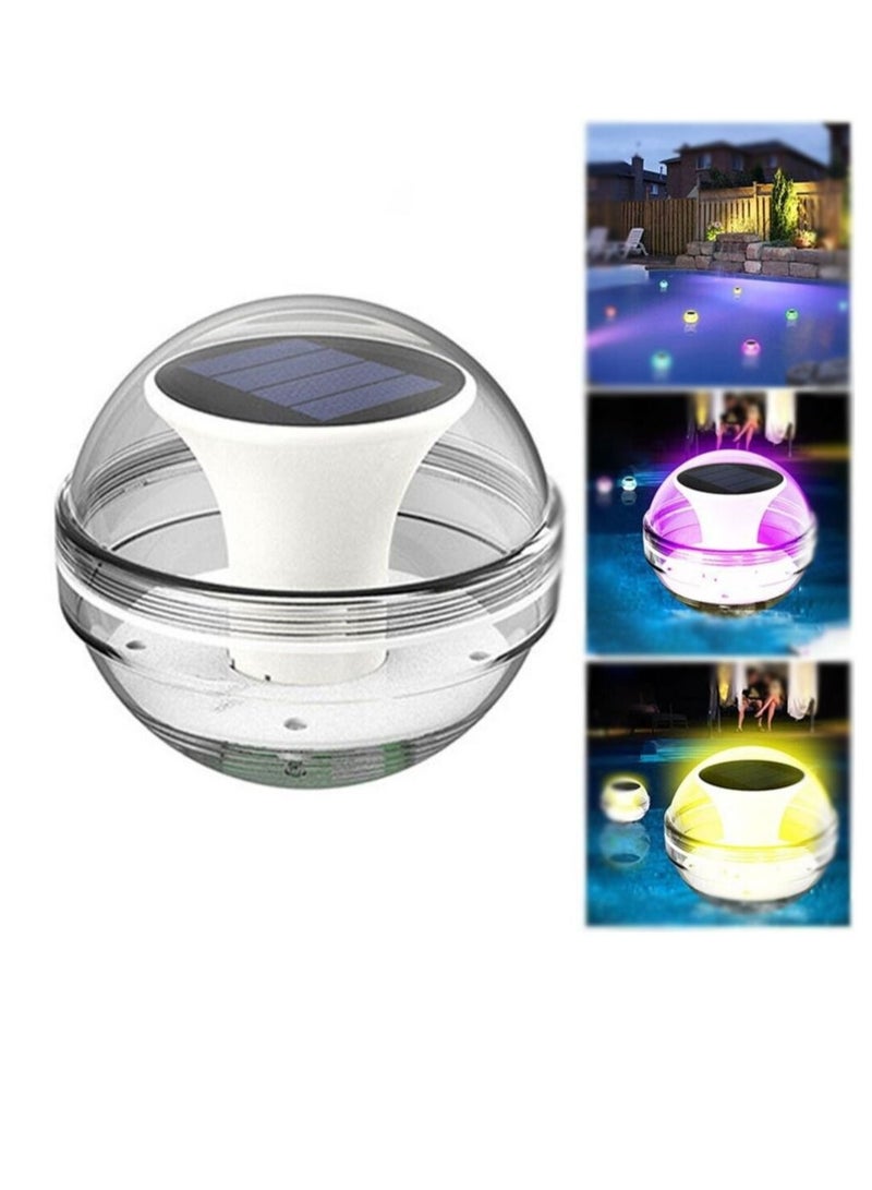Captaintech Floating Solar Pool Lights, Solar Colour Changing Water Floating Light, Waterproof LED Pond Lights, Luminous Balls, Light for Pool, Garden, Yard, Outdoor Decoration - Image 1