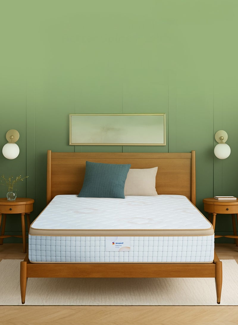 Sleepwell مرتبة سليب ويل أورثو برو المكونة من رغوة مميزة | تجربة ليلية لمدة 10 ليالٍ | مرتبة ميموري فوم بتقنية الهواء البارد الجل | حجم سرير كينغ (200 سم طول x 180 سم عرض x 20 سم ارتفاع) - Image 1