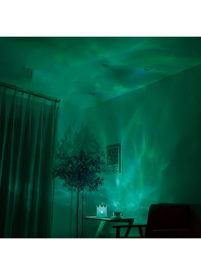 Ocean Wave Ceiling Projector, Northern Lights 16 Colors Water Lights Projector, Water Ripple Ambient Night Light with Remote, Touch Control Aurora Projector for Bedroom,Room Decor,Kids Room (Crown) - Image 5