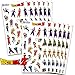 Dragon Ball Z Party Favors for Boys Girls Dragon Ball Stickers Sheet Bulk Bundle with 12 Pack Dragon Ball Z Sticker Sheets for Kids Birthday Party Goodie Bags Dragon Ball Party Supplies - Image 3
