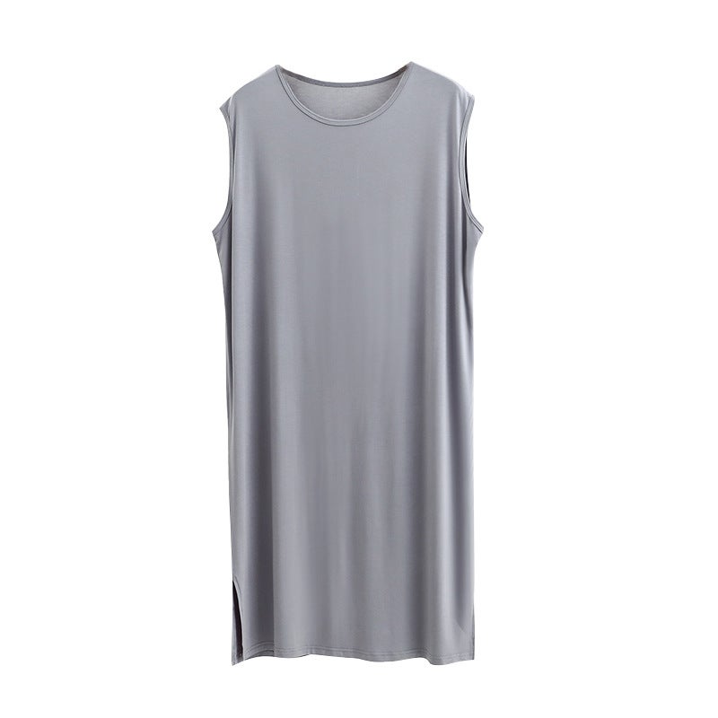 Men's Cooling Modal Sleeveless Nightgown - Image 4