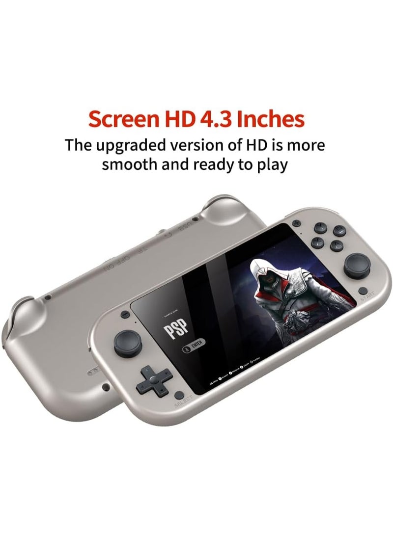 M17 Retro Handheld Game Console 4.3" LCD Screen, Built-in 128GB Card with 20,000+ Classic Games, Emuelec System, Portable Video Gaming Console - Image 2