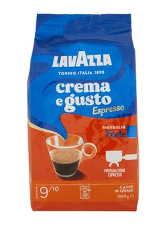 Lavazza Crema E Gusto Forte Coffee Beans Medium Dark Roasting -1Kg