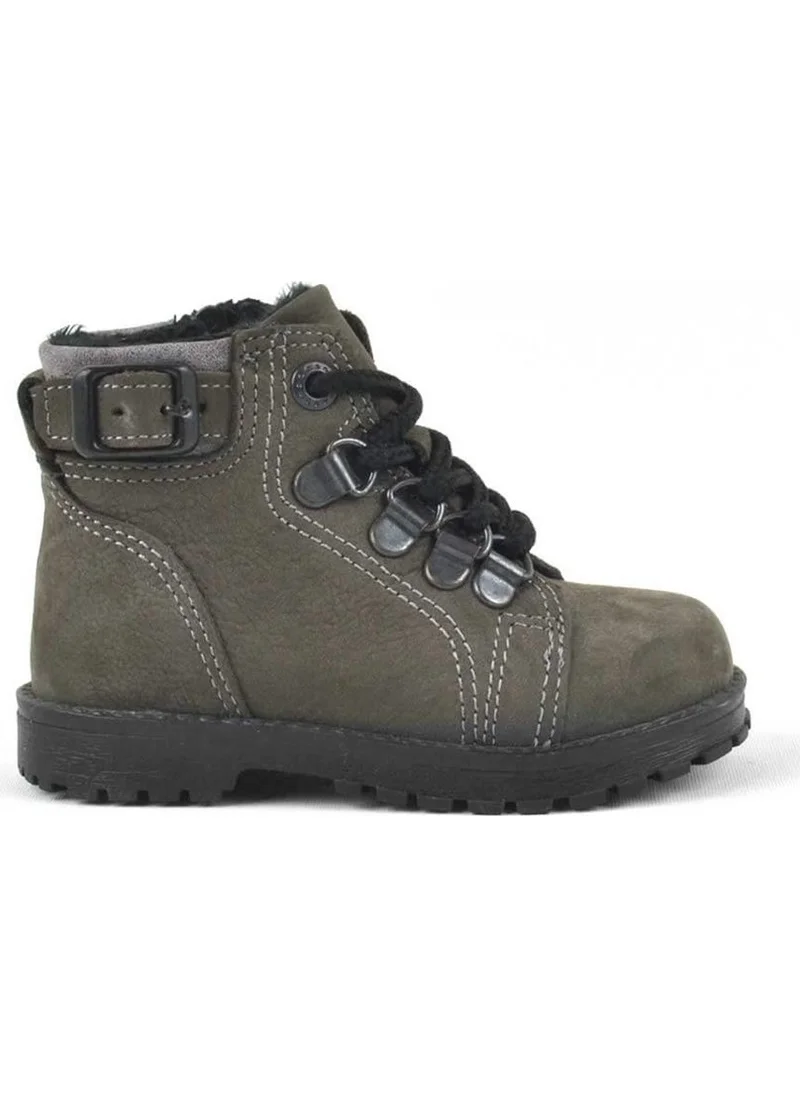 راكر plus Griffon Leather Gray Baby Boots