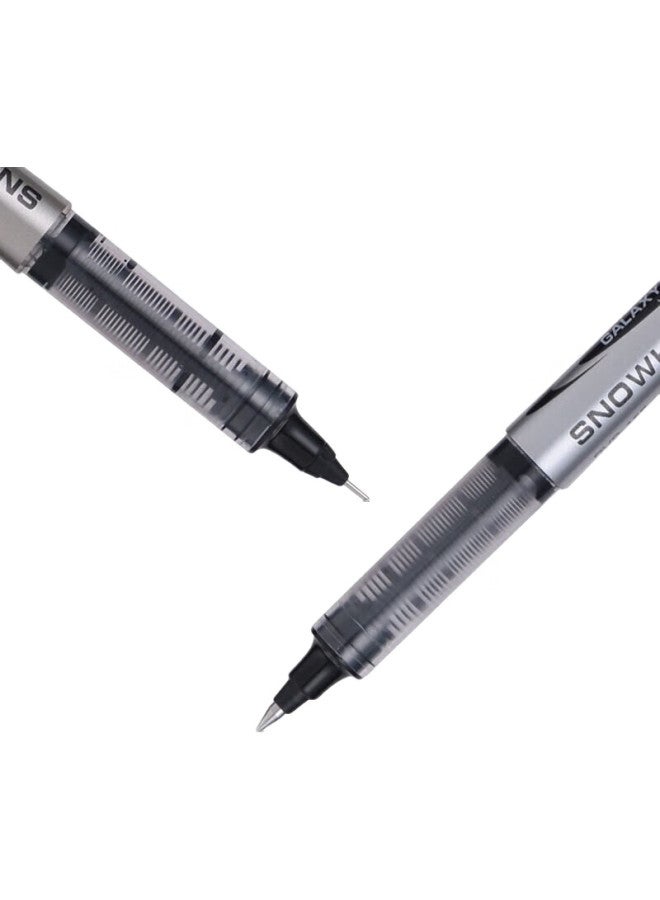 Snowhite Pvr-155 Rollerball Pen, Bullet-Shaped, For Students And Office Use, Exam-Specific Pen, 0.5Mm, Ink Blue, 12 Pens/Box - Image 1