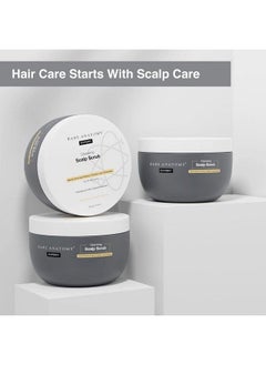 BARE ANATOMY Scalp Scrub ; Up To 99% Dandruff Reduction ; Dandruff Remover ; Natural Ahas Coconut & Sugar ; Oily Scalp Exfoliator Hair Scrub ; Sulphate & Paraben Free ; For Women & Men ; 250G  - Image 3