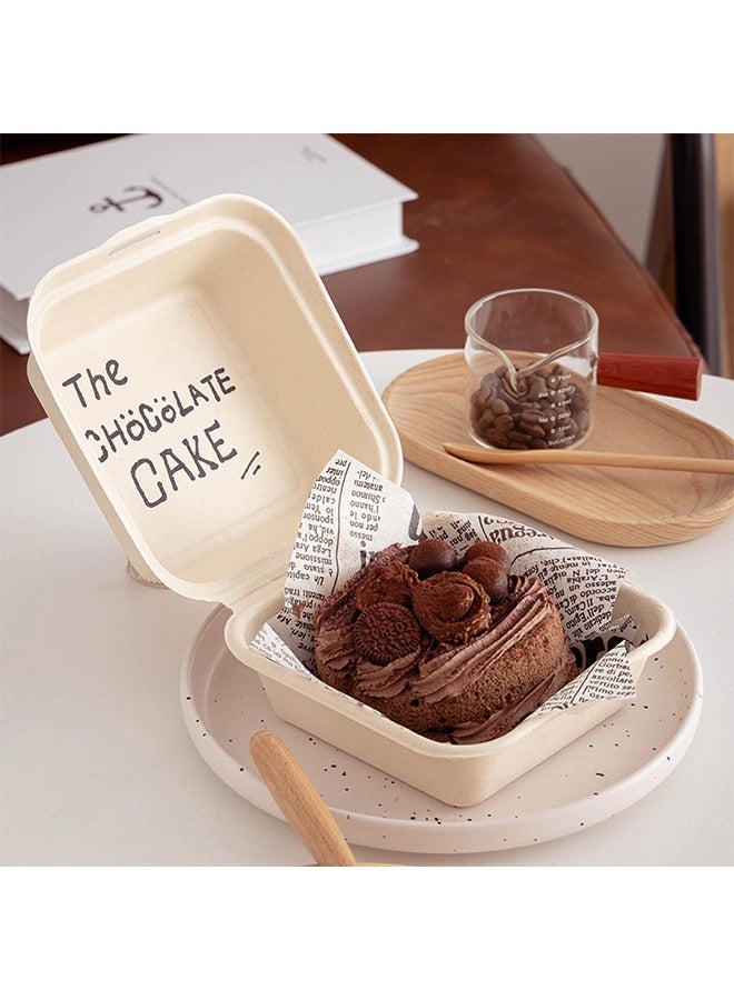 Cake Box Pudding Pie Boxes Cookie Packaging Gift Box Wedding Birthday Party Sandwich Hamburger Lunch Box 20 Pcs - Image 4