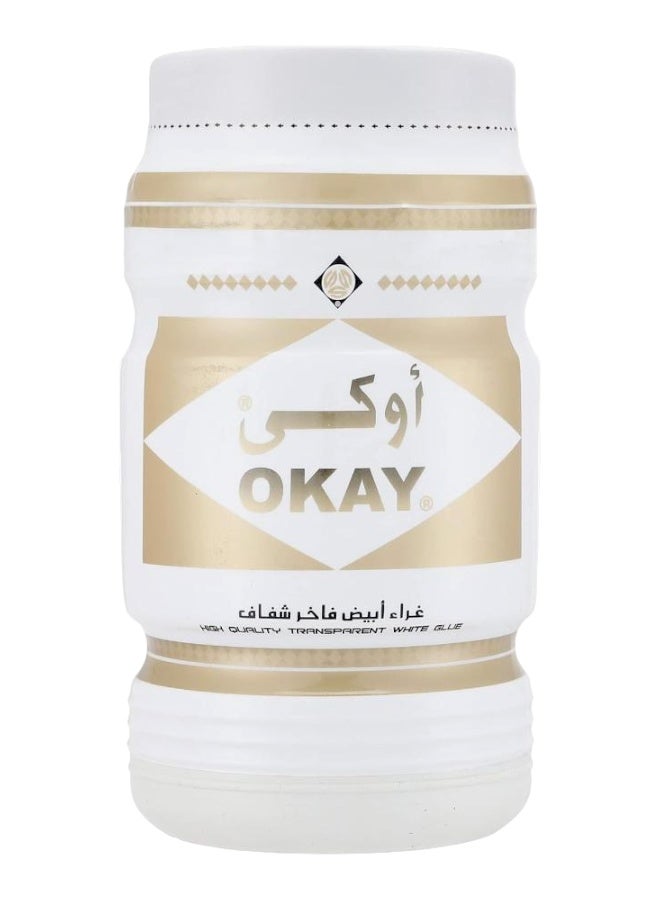 أوكي غراء أبيض شفاف فاخر أوكي 900 جرام - لاصق قوي متعدد الاستخدامات - Image 1