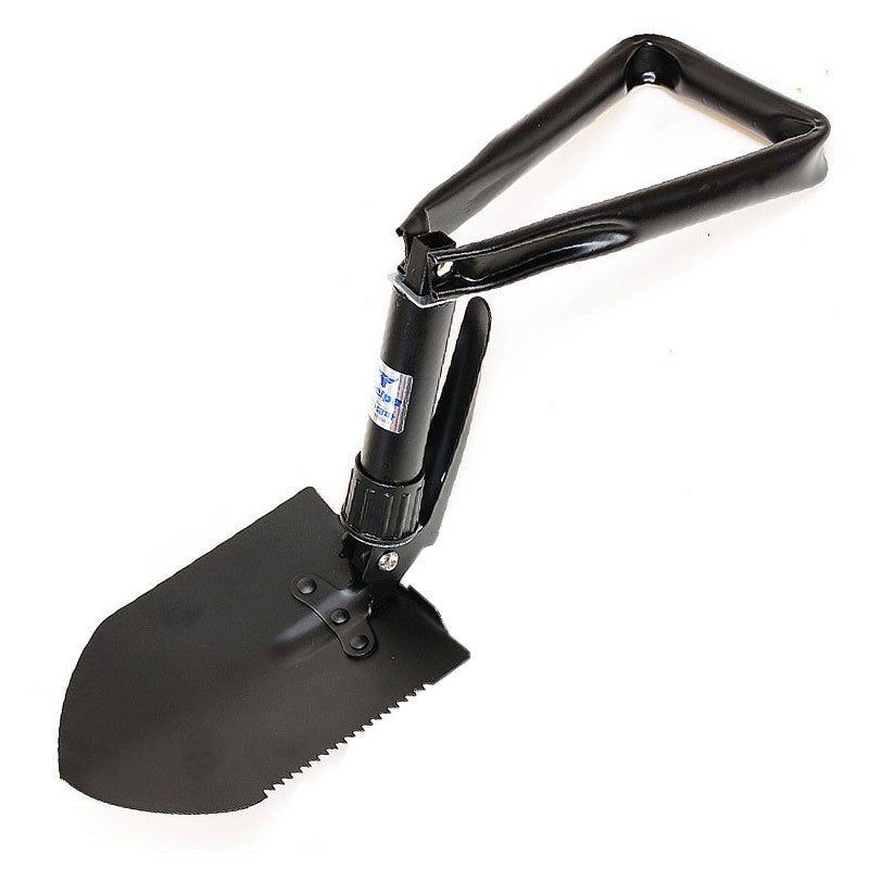 Outdoor large folding shovel camping courtyard shovel pickaxe mountaineering camping portable large shovel wholesale 