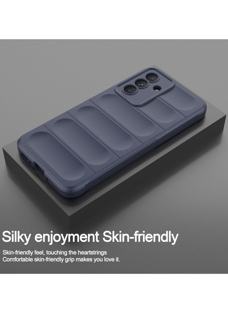 Premium Protection Back Silicone Case Compatible with Samsung Galaxy A26 Magic Shield Shockproof Case with Camera Protection (Blue)