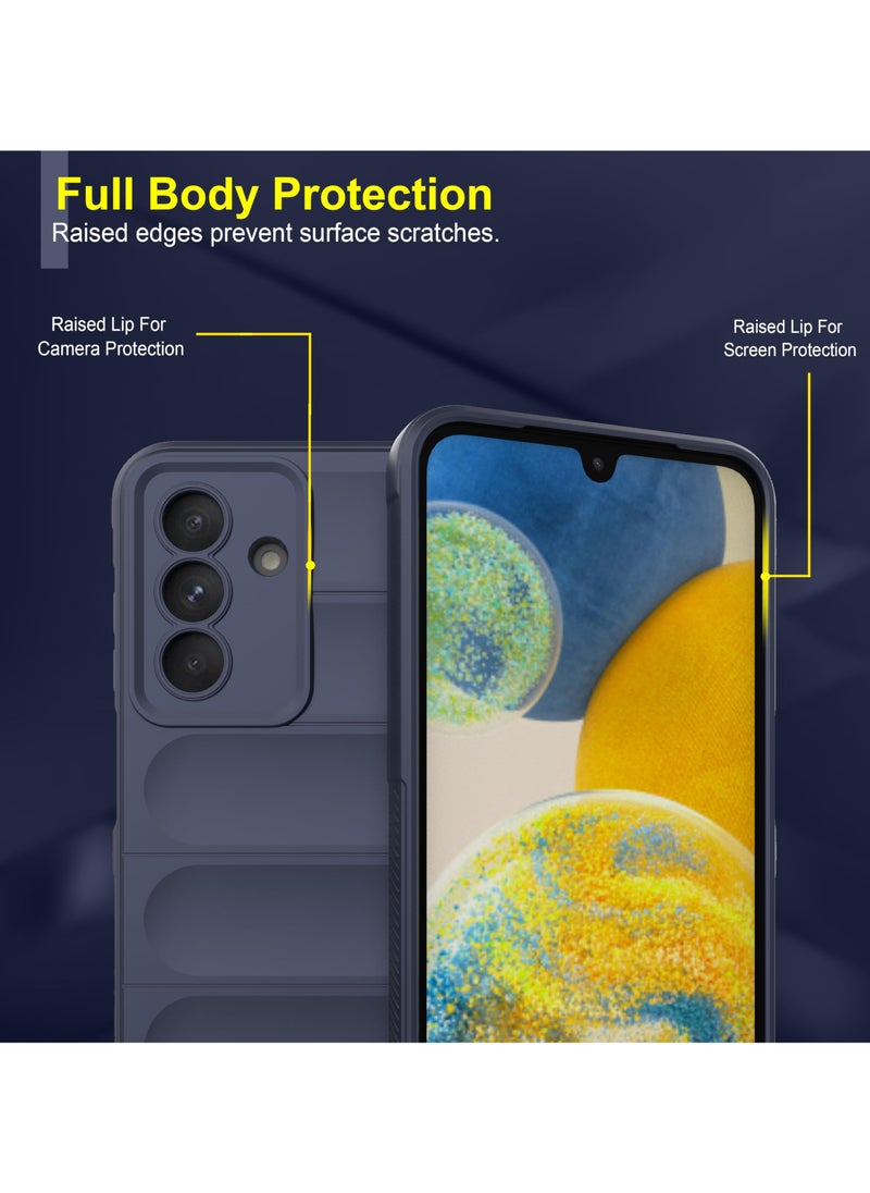 Premium Protection Back Silicone Case Compatible with Samsung Galaxy A26 Magic Shield Shockproof Case with Camera Protection (Blue)