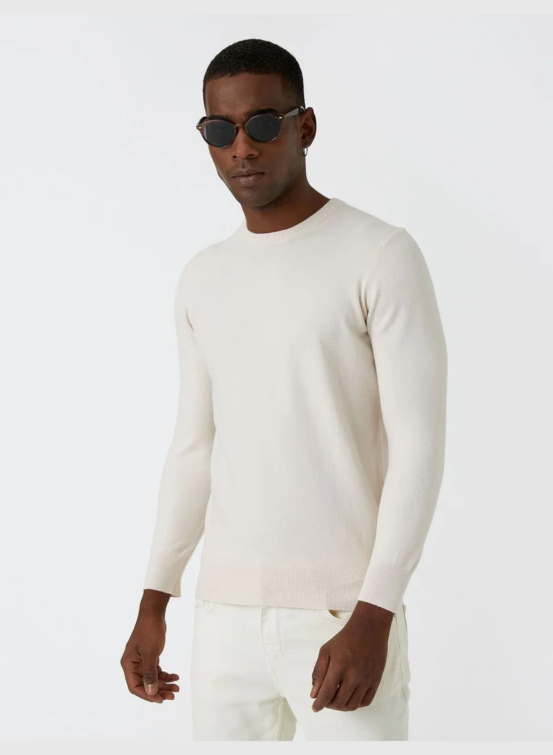 KOTON Basic Knitwear Sweater Crew Neck