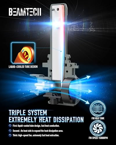 BEAMTECH H11 Bulbs, H8 H9 Fog Light Bulb, G-XPower Chips 500% Brighter 6500K Xenon White Plug and Play, Pack of 2 - Image 5