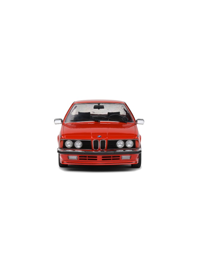Solido BMW 635 CSi (E24) Henna Red 1984 Diecast Model Car, 1:18 Scale, Opening Front Doors, Steerable Wheels, Official BMW Collector Display Model - Image 1