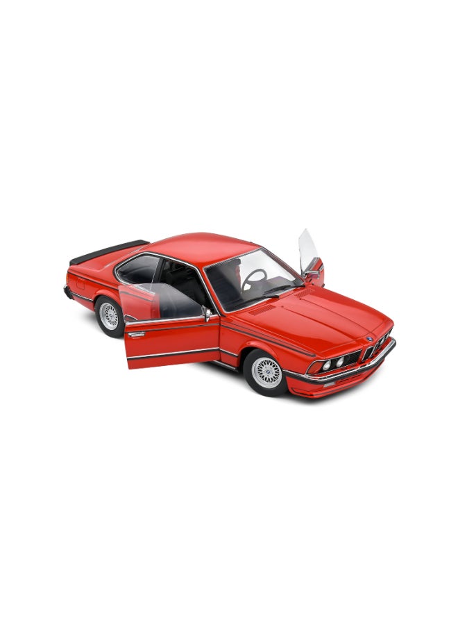 Solido BMW 635 CSi (E24) Henna Red 1984 Diecast Model Car, 1:18 Scale, Opening Front Doors, Steerable Wheels, Official BMW Collector Display Model - Image 2