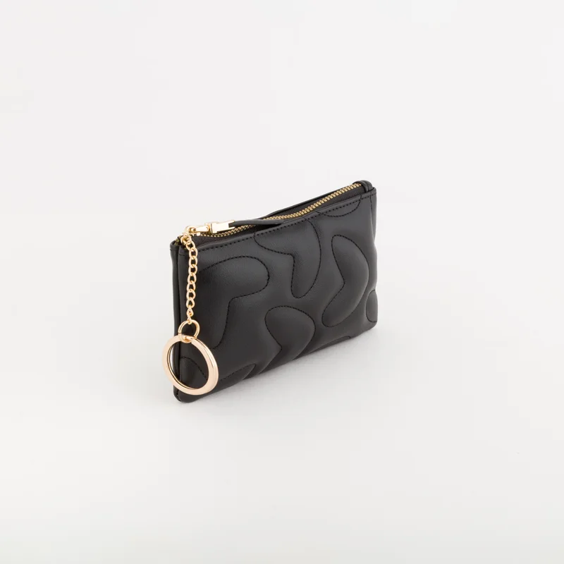 CARPISA Women's Keyring Coin Purse Dalia Wallet V2 Black