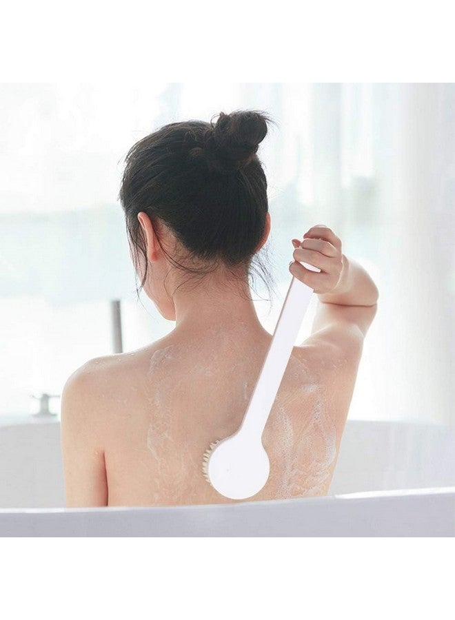 V2H Long Handle Bath Brush, Soft Exfoliating Shower Scrubber, Ergonomic Design for Deep Cleansing and Relaxation(Set of 1) - Image 5
