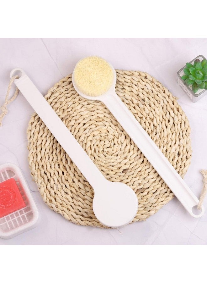 V2H Long Handle Bath Brush, Soft Exfoliating Shower Scrubber, Ergonomic Design for Deep Cleansing and Relaxation(Set of 1) - Image 1