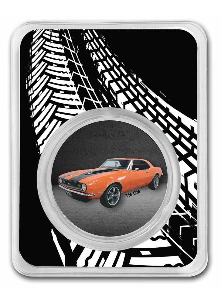 ABConcept Chevrolet Camaro Silver 1 oz Coin  - Image 1