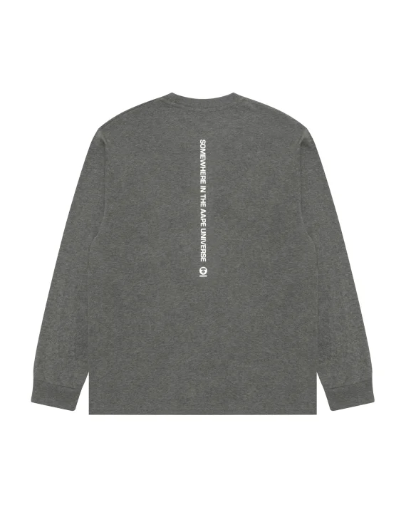 AAPE AAPENOW clover moonface long sleeve tee
