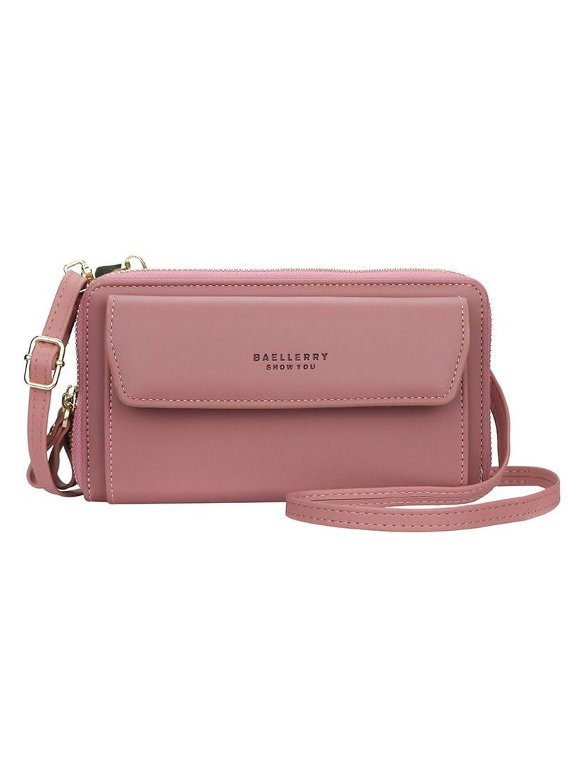 baellerry حقيبة نسائية كبيرة الحجم بسحّاب مزدوج وتصميم قطري متعدد الاستخدامات من Baellery - Image 1