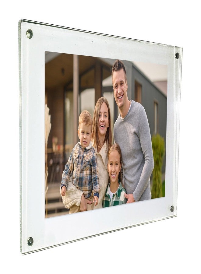 Canetti ORIGINAL MAGNET FRAME 8.5x11 Wall Hanging Magnetic Picture Frame, Floating Photo Frame, Two Acrylic Panels - Image 1