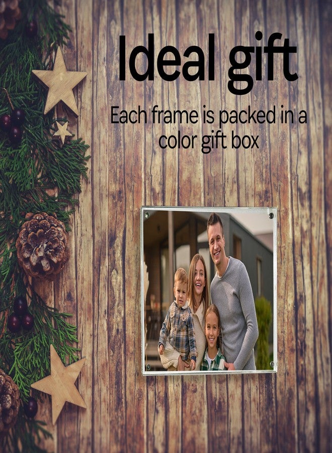 Canetti ORIGINAL MAGNET FRAME 8.5x11 Wall Hanging Magnetic Picture Frame, Floating Photo Frame, Two Acrylic Panels - Image 3