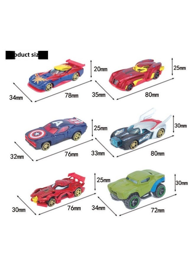 Alloy Car Model Simulation Racing Car Children's Toys 1:64 Car Pocket Car Shaking Sound With Wholesale-Color:Hero Car OPP Bag Single  - Image 4