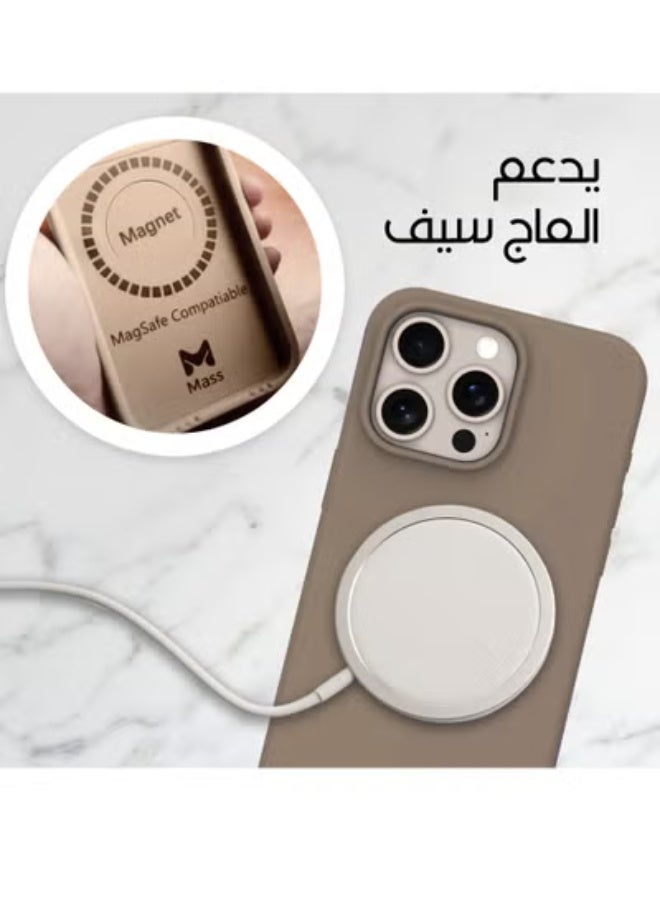 ماس كفر ماس ايفون 16برو  إنڤينيت ماج سيف 6 في 1 تيتانيوم الصحراء - Image 2