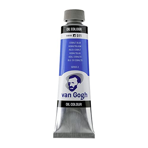 Van Gogh Oil Color Paint, 40ml Tube, Cobalt Blue 511 - Image 5