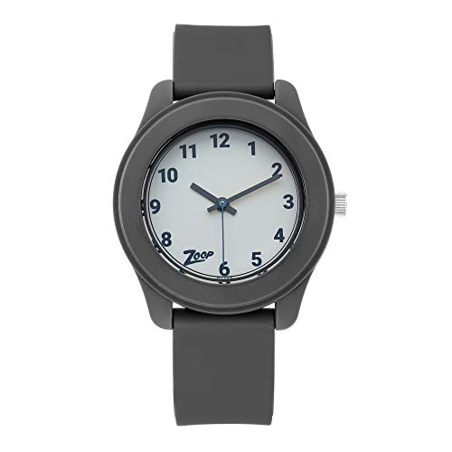 Zoop Silicone Analog White Dial Unisex-Child Watch-26019Pp05 - Image 1