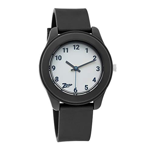Zoop Silicone Analog White Dial Unisex-Child Watch-26019Pp05 - Image 2