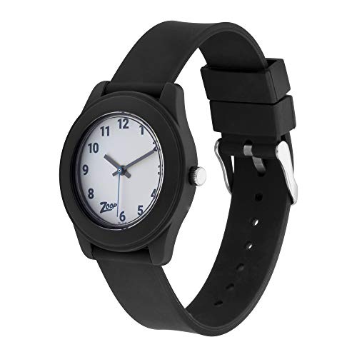 Zoop Silicone Analog White Dial Unisex-Child Watch-26019Pp05 - Image 3