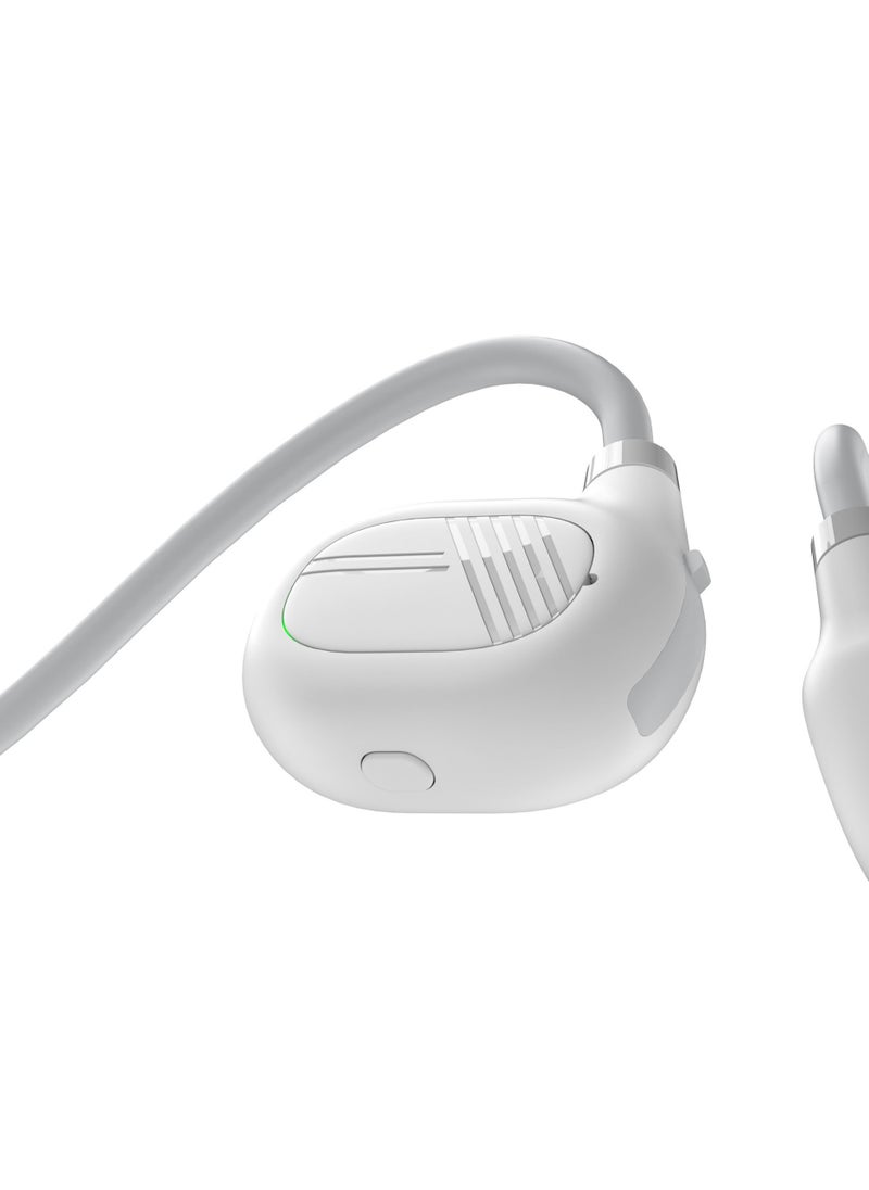 GULFLINK Sports Wireless MP3 Player Neckband Headphone Headset Stereo Waterproof Bluetooth Air Conduction Headphone White  - Image 3