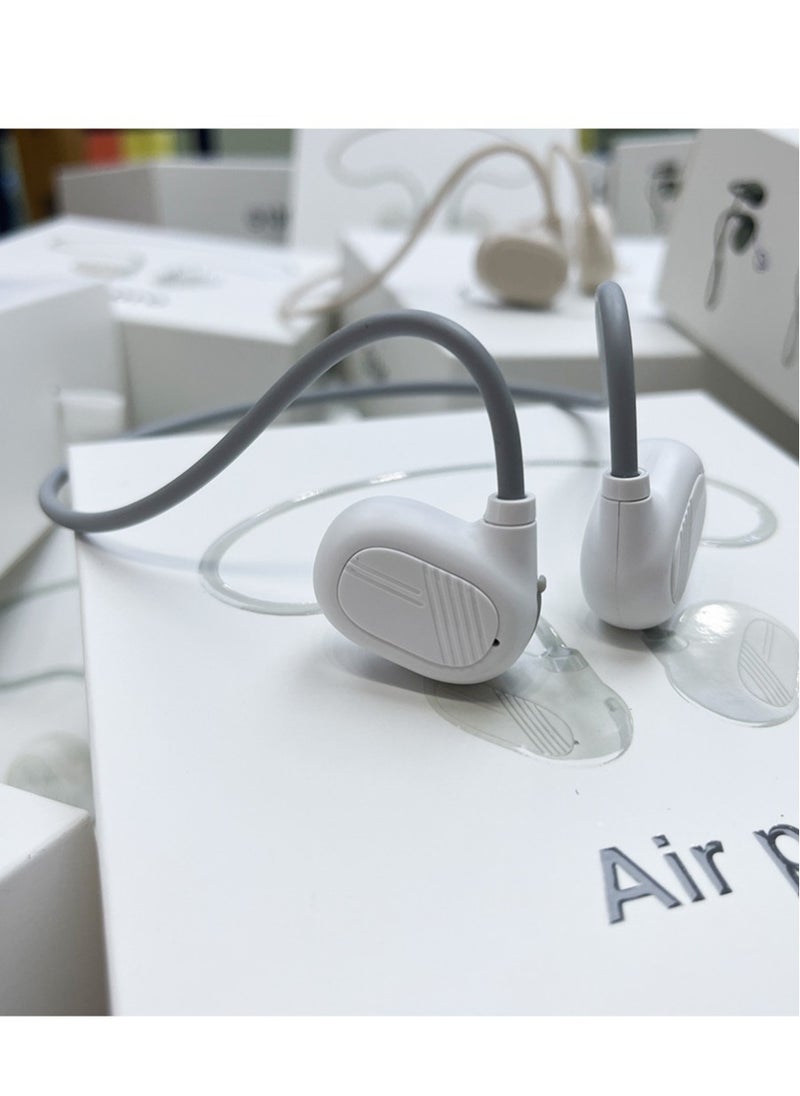 GULFLINK Sports Wireless MP3 Player Neckband Headphone Headset Stereo Waterproof Bluetooth Air Conduction Headphone White  - Image 4