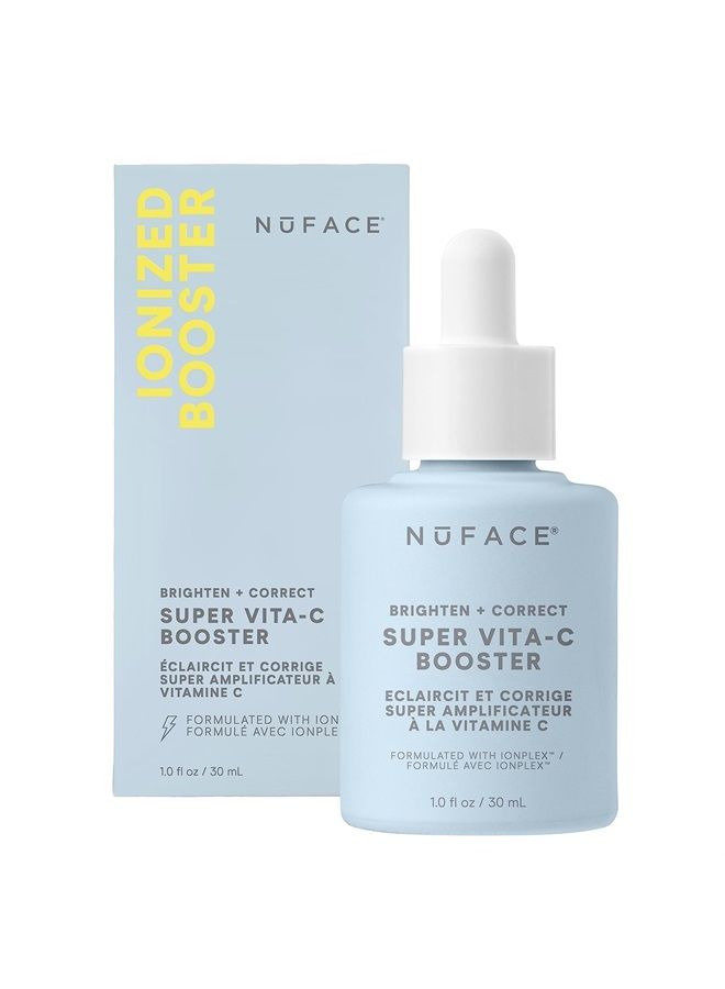 Nuface Super Vita-C Booster Serum – Dark Spot Diminishing Face Serum for Facial Toning Device, 1 Fl Oz - Image 1