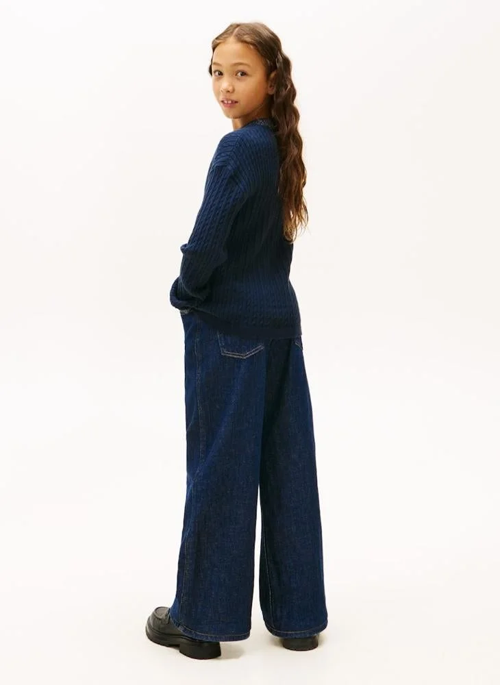 TOMMY HILFIGER Youth Mini Cable Sweater