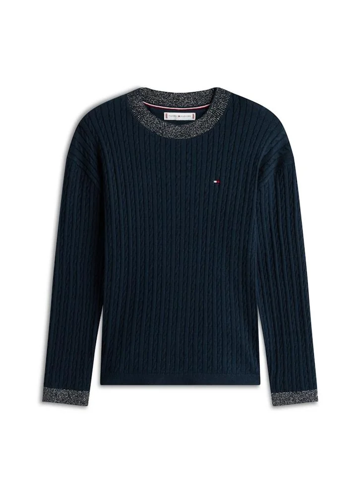 TOMMY HILFIGER Youth Mini Cable Sweater