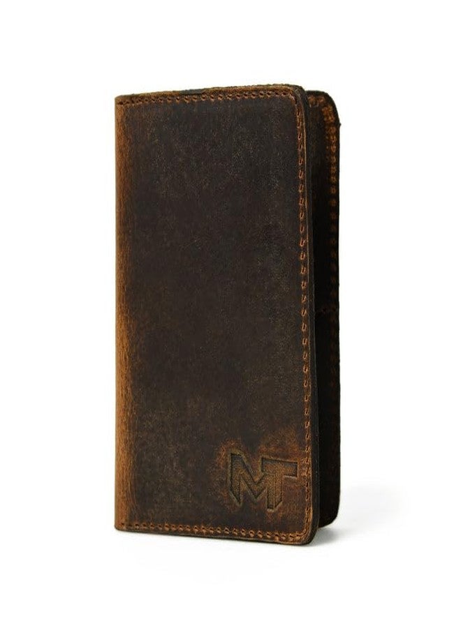 MaheTri Genuine Leather Passport Sleeve & Wallet | Premium Travel Document Organizer | Passport, Card & Boarding Pass Holder | Durable, Slim & Compact Design (PassportPlus Leather Cover, Brown) - Image 2