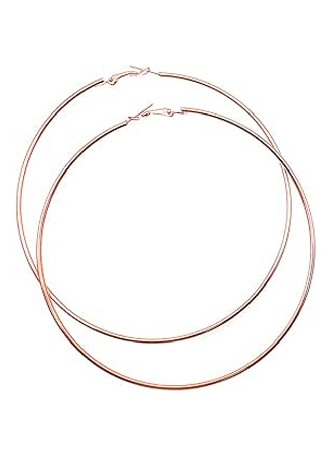 Generic Hypoallergenic Extra Large Thin Basketball Hoop Earrings for Women and Men  - Image 1