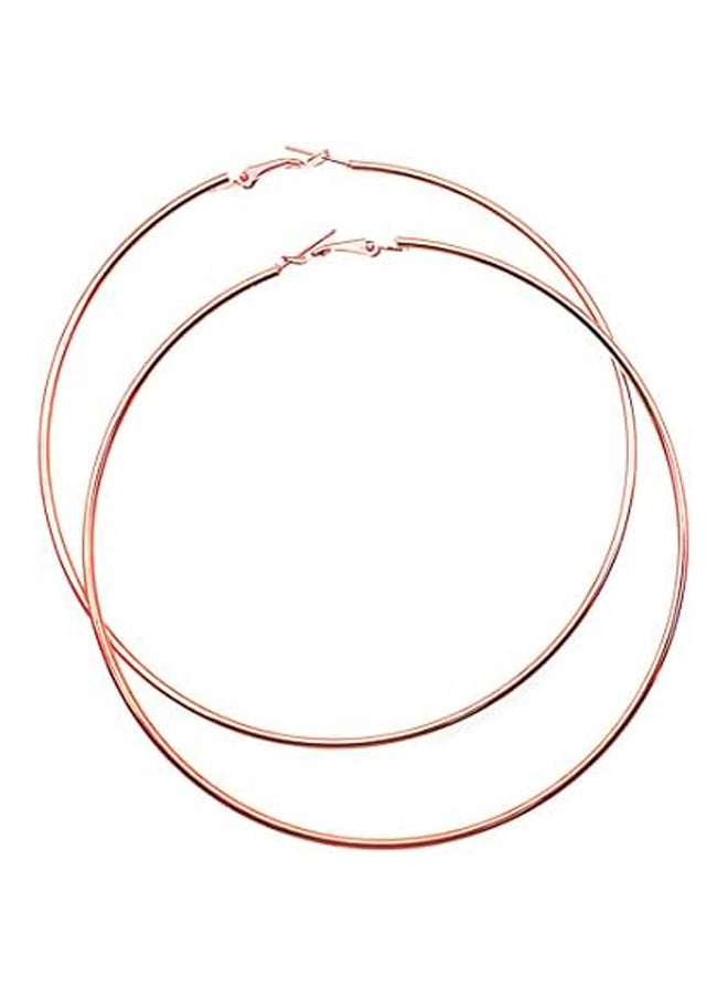 Generic Hypoallergenic Extra Large Thin Basketball Hoop Earrings for Women and Men  - Image 2