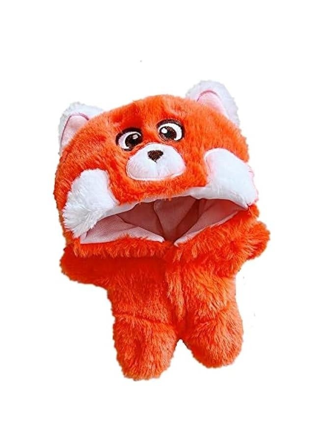 20cm /7.9 Doll Plush Doll's Clothes Animal one-Piece Garment Suit Pajamas Toys Dolls Accessories(Orange)