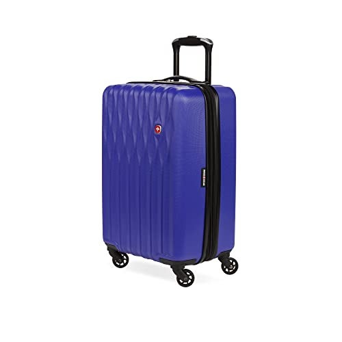 SWISSGEAR حقائب سفر سويس جير 8018 الصلبة القابلة للتوسيع مع عجلات دوارة، أزرق بنفسجي، حقيبة يد 20 بوصة - Image 1