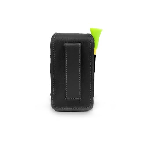 Golfoy Leatherette Golf Balls and Tee Holder Pouch 4.0 (Black) - Image 3