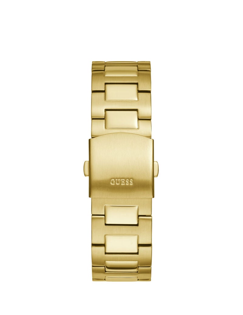 Guess Men's Gold Tone Quartz Watch 44mm – Grey Dial | GW0426G2 - Image 3